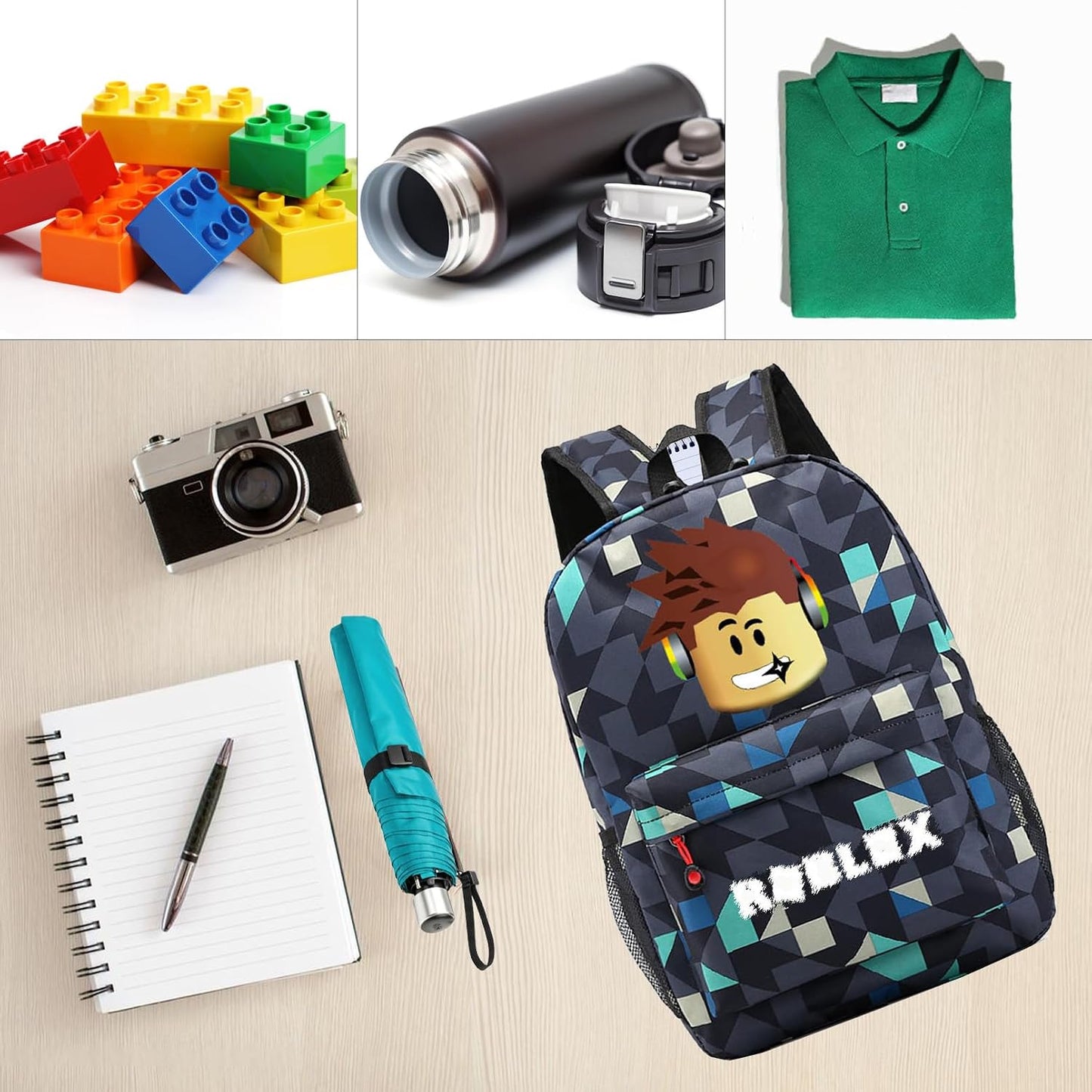 Mochila Roblox Bolsa de Ocio Impresa Casual