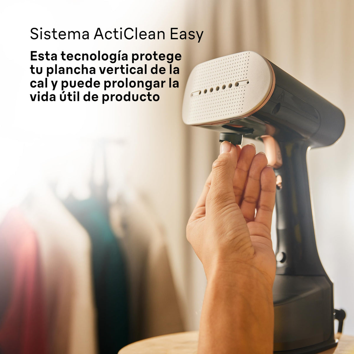 Braun QuickStyle 5 GS5011PU, Plancha Vertical con Doble Placa FreeGlide 3D, Steamer Vertical con Calentamiento Rápido, Vapor 22 g/min, Capacidad 150 ml, 1200W, Blanco/Violeta