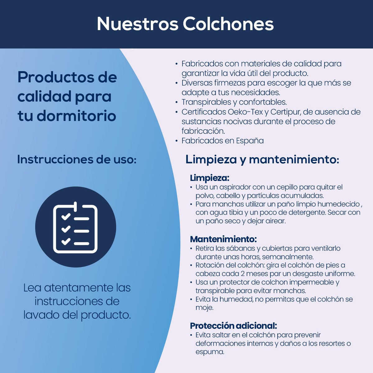 DUÉRMETE ONLINE - Colchón Viscoelástico Pocket Visco Reversible (Cara Invierno-Verano) Firmeza-Dureza Media-Alta, Grosor 20cm, Antiácaros, Antibacerias e Hipoalergénico, 180x200