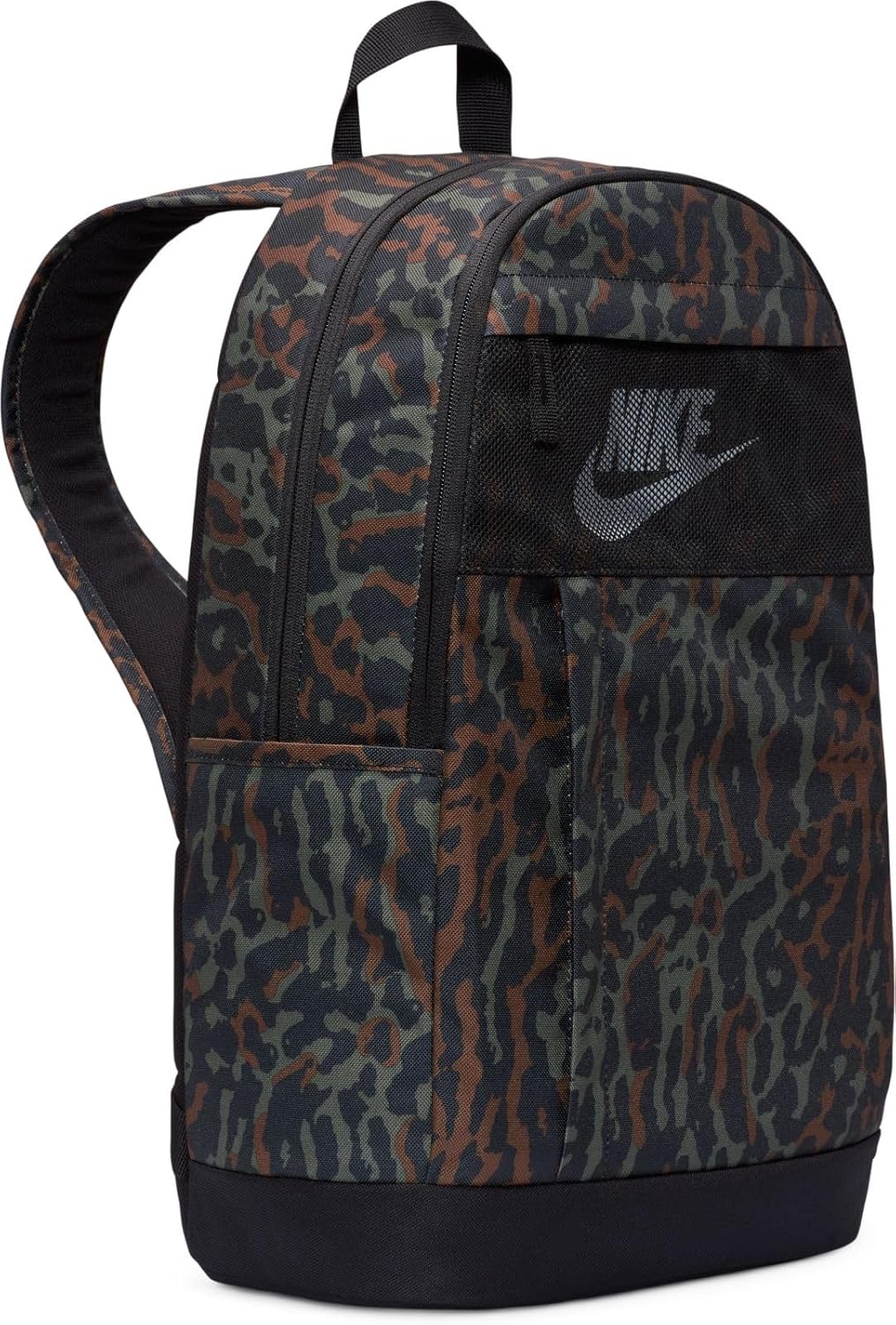Nike Mochila unisex Nk Elmntl Bkpk - Caminal, negro, blanco, 21 L, Deportes