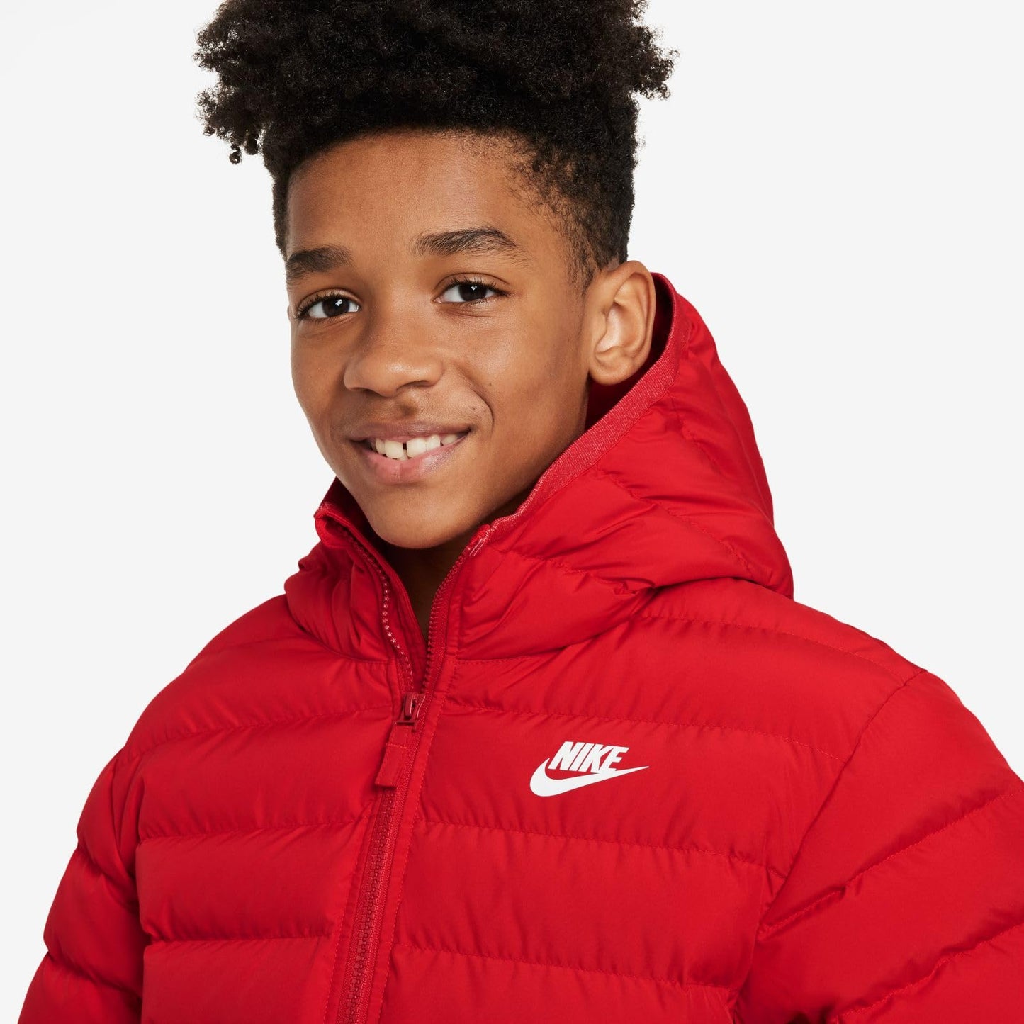 NIKE K Nsw Low Synfl Jkt Adp Hip Length Hooded Jkt Unisex - Niños y jóvenes
