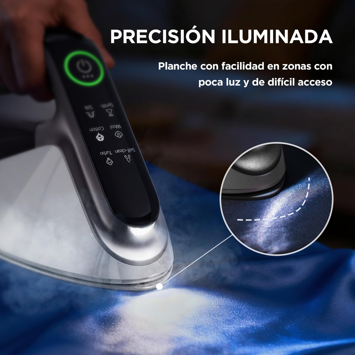 Newbealer Plancha de Vapor 2300W con Turbo Vapor,4 Temperaturas