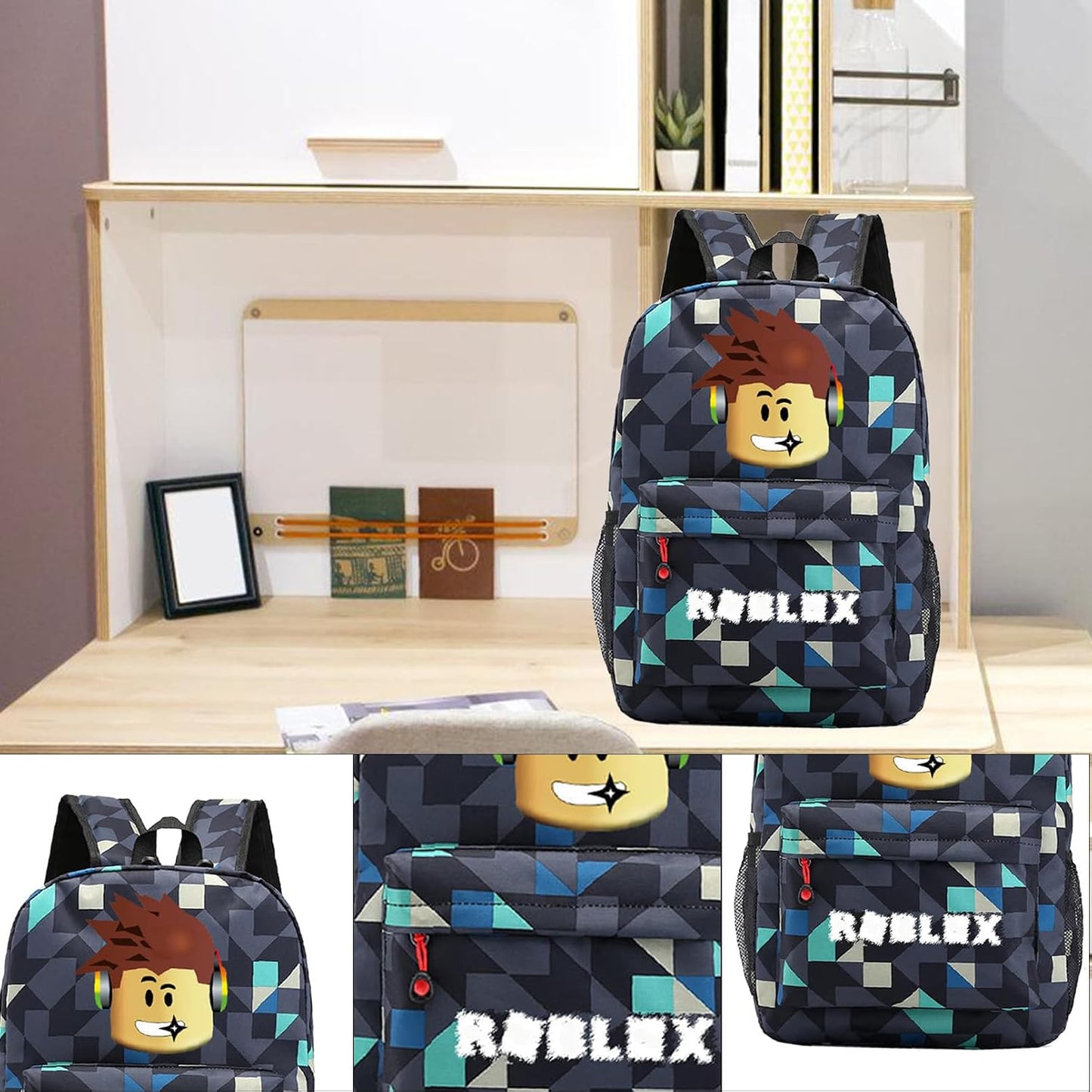 Mochila Roblox Bolsa de Ocio Impresa Casual