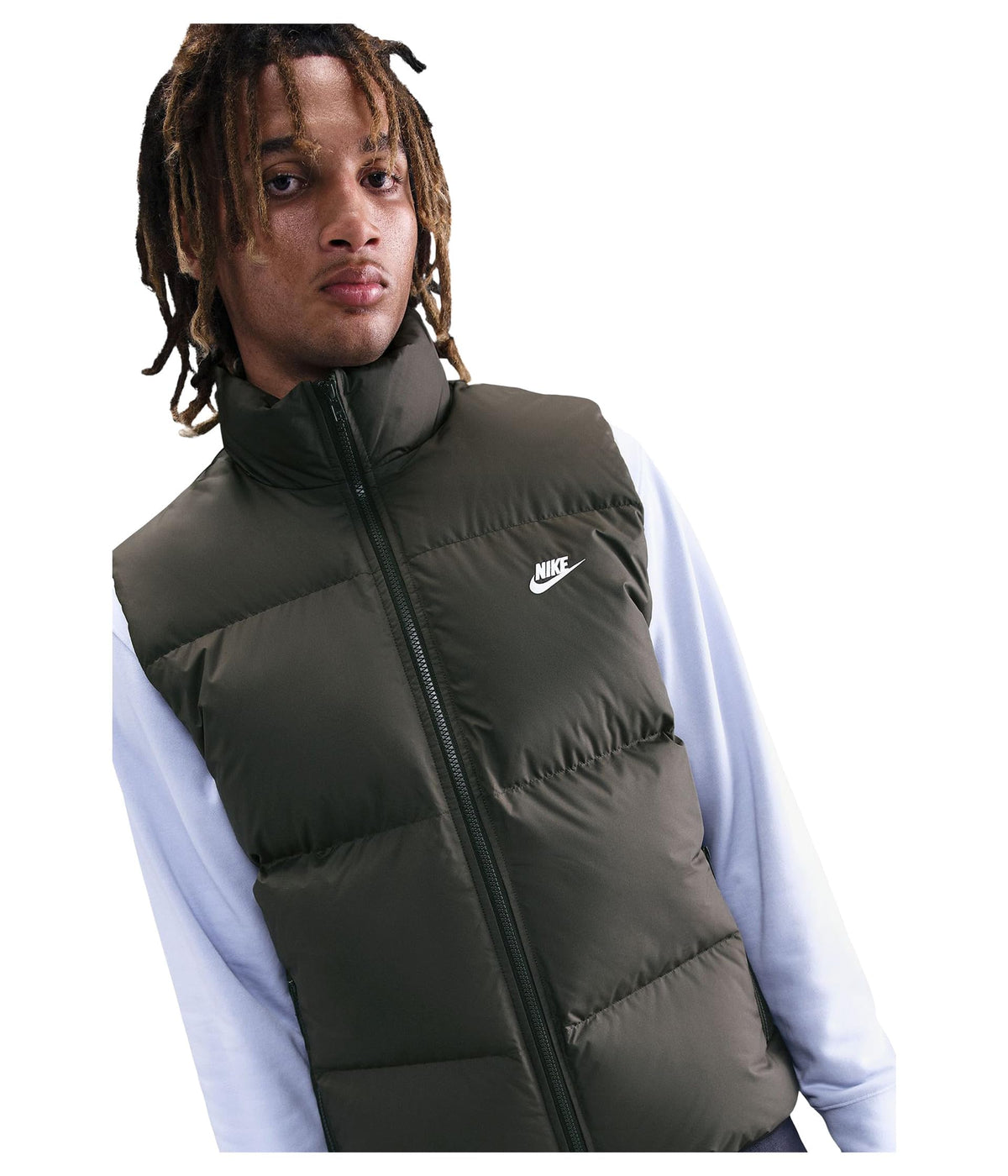 NIKE M Sf Club Puffer Vest 550 Chalecos Bebé-Niñas (Pack de 1)