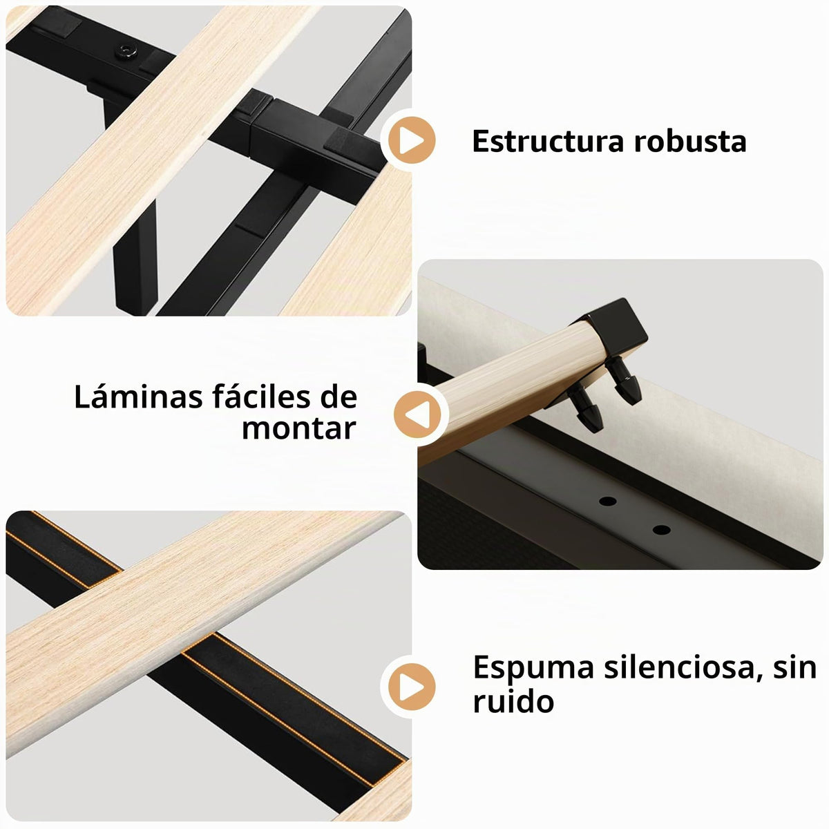 BRILVERDE Cama Tapizada 160x200 con Almacenamiento, Cama matrimonial con cajones, Cama Nido con LED, Cabecero Acolchado y Base de Láminas, Terciopelo (Beige, 160 x 200 cm)