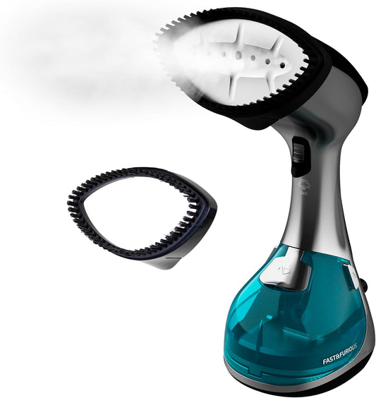 Cecotec Plancha Vertical de la Ropa Fast&Furious 4050 X-Treme. 1960W, Vapor Continuo 35g/min, Sistema Seguridad Auto Shut-Off, Accesorio Cepillo Incluido, Lista en 20 Segundos, Tanque 265ml