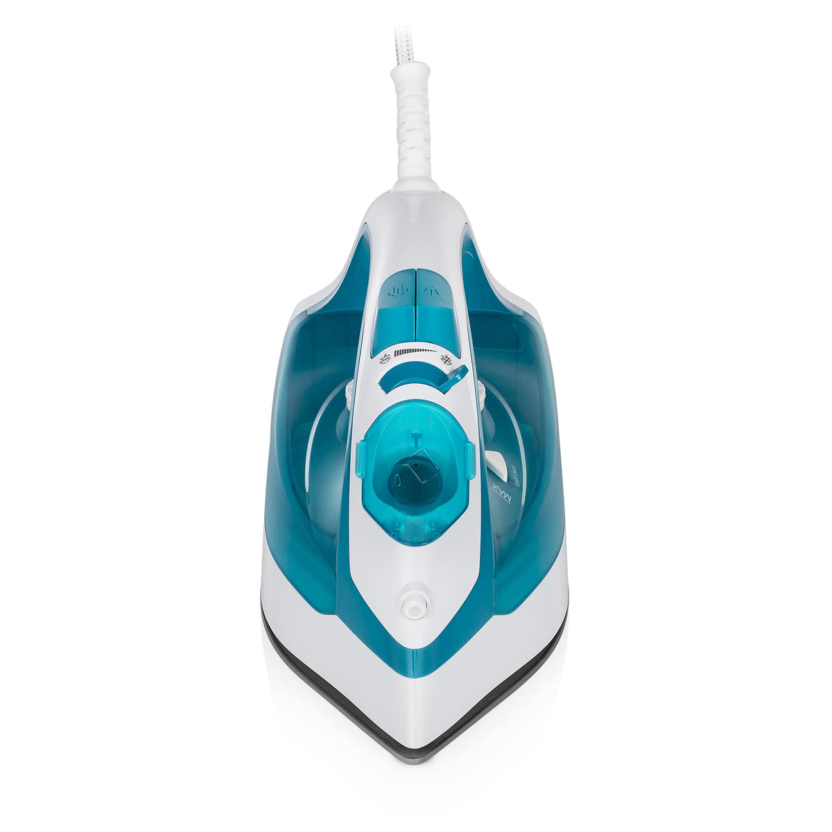 Tristar Plancha de Vapor, 2000 W, Suela de Cerámica, Ajustable, Vertical, Golpe hasta 70 g/min, Función de Autolimpieza, Depósito de Agua de 210 ml, Cable de 1,9 m, ST-8300, Azul
