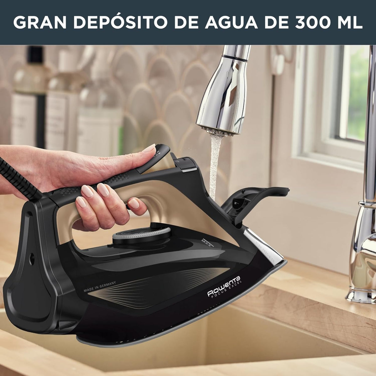 Rowenta Everlast Anticalc, Plancha de vapor, Golpe de vapor de 220 g/min