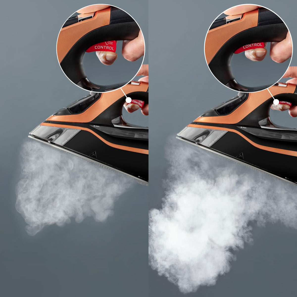 Rowenta Everlast Anticalc, Plancha de vapor, Golpe de vapor de 220 g/min