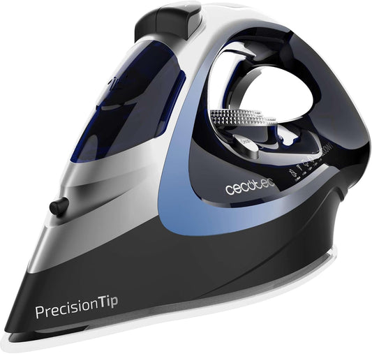 Cecotec Plancha de la Ropa Horizontal Vapor IronHero 3200 Vital. 3200W, Golpe de Vapor 270g/min, Vapor Continuo 70g/min, Suela Gran Resistencia con Deslizamiento Perfecto, Antigoteo