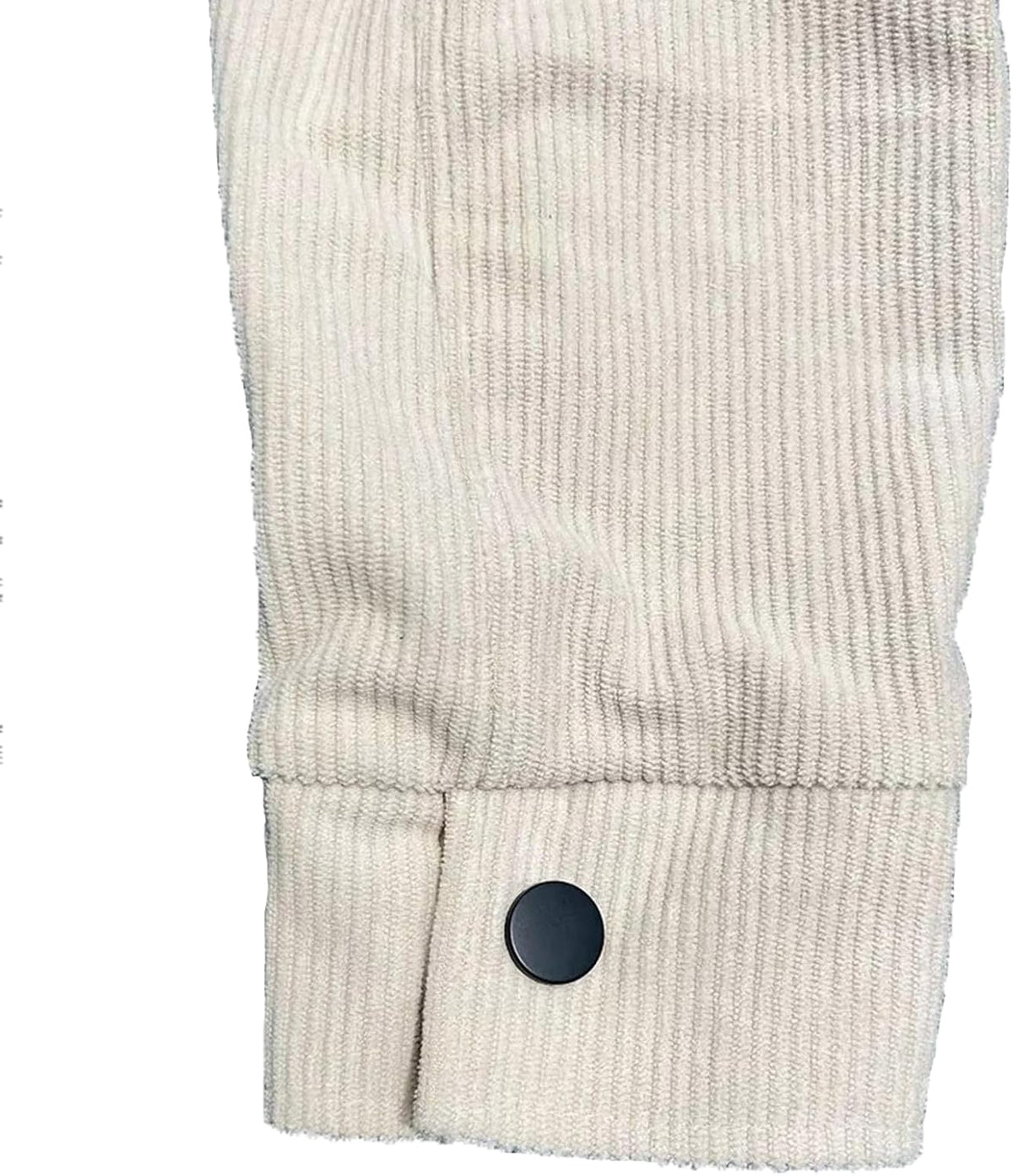 PADOLA Chaqueta de Pana para Hombre Chaqueta Ligera de Manga Larga con Solapa Camisa Abotonada Casual con Bolsillos