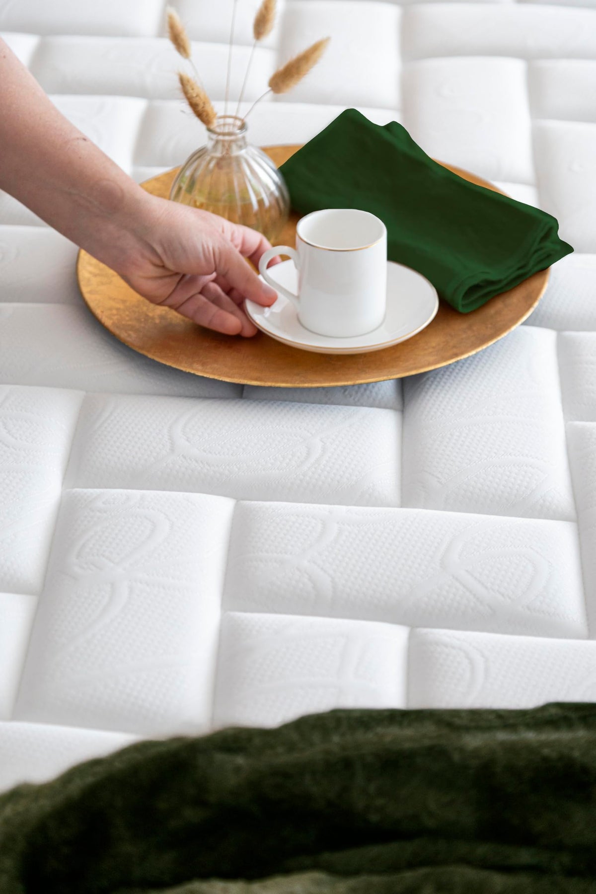 Dormio Esmeralda Colchón Viscoelástico Fresh 3D, 90x190 cm, Altura 21 cm, Reversible Frío/Calor, Confort y Firmeza Adaptable.