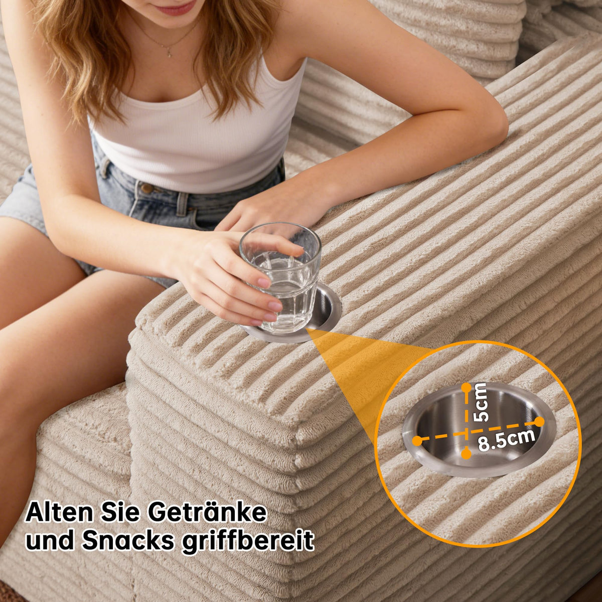 Sofa Modular sofás Comprimidos al vacío, Sofa Cama Chaise Longue 102 inch/261cm Sofá de Suelo Modular sin Estructura con Función de Dormir, Sofá para Salón o Apartamento, Negro