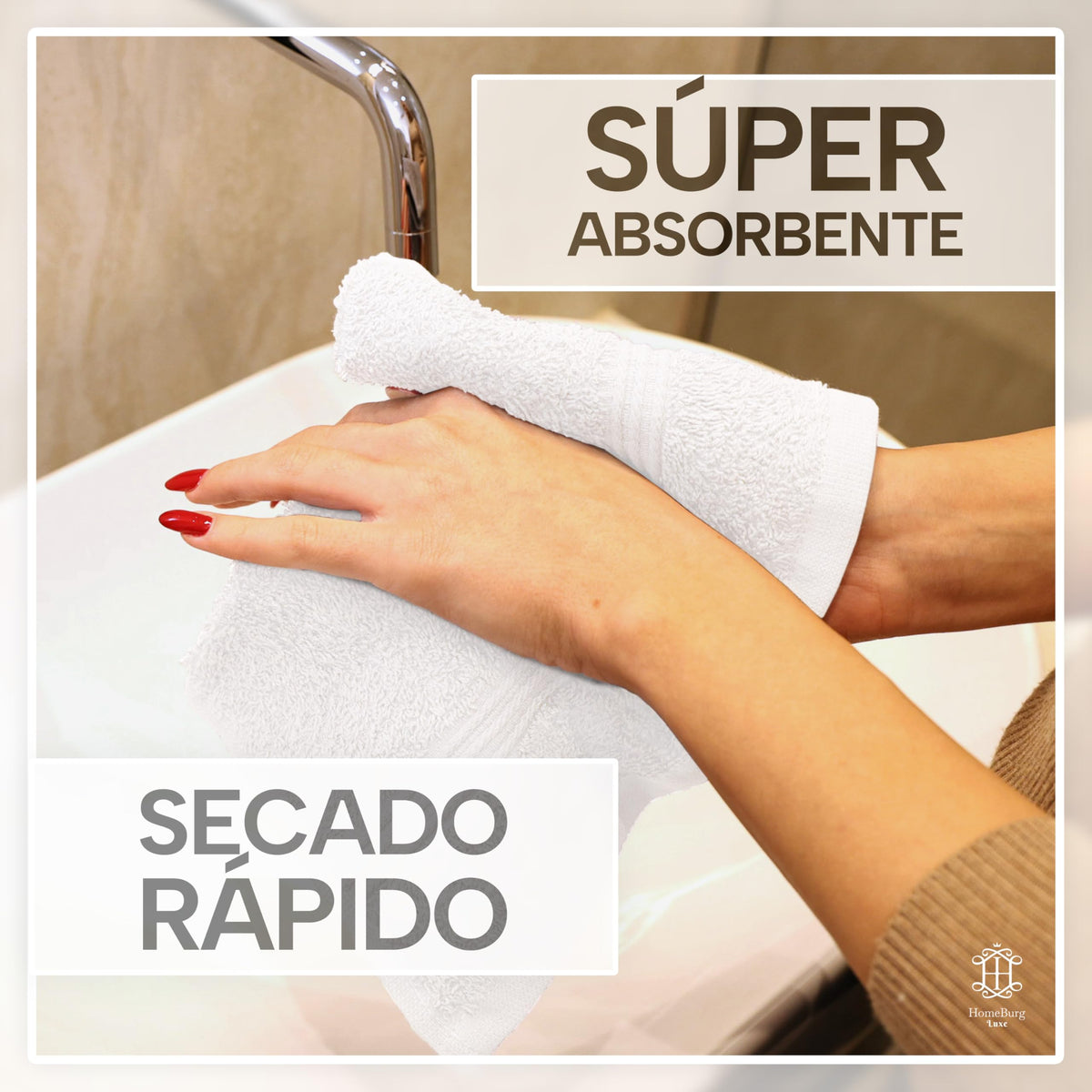 Luxe Set de 12 Toallas de Mano (Gants de Toilette) – 100% Algodón, Suaves & Absorbentes, Fáciles de Mantener, Premium para el Rostro, 30×30 cm, Verde Salvia