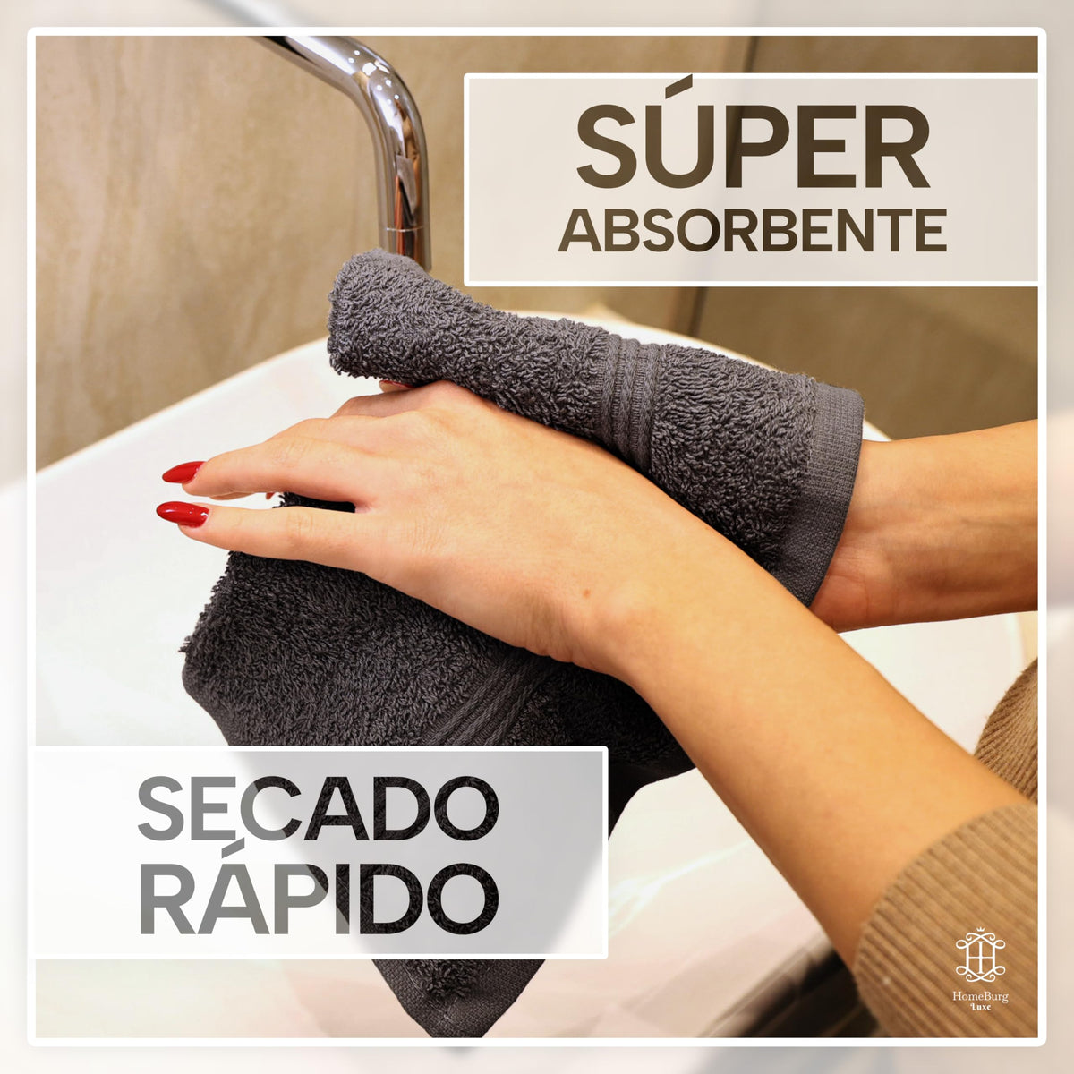Luxe Set de 12 Toallas de Mano (Gants de Toilette) – 100% Algodón, Suaves & Absorbentes, Fáciles de Mantener, Premium para el Rostro, 30×30 cm, Verde Salvia