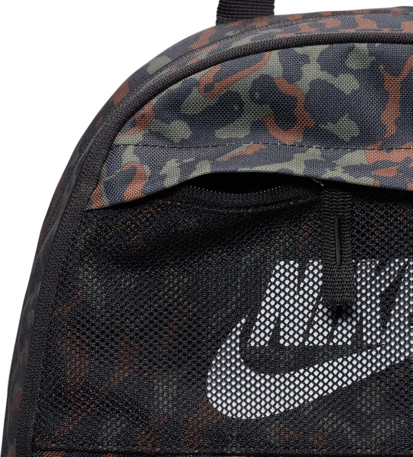 Nike Mochila unisex Nk Elmntl Bkpk - Caminal, negro, blanco, 21 L, Deportes