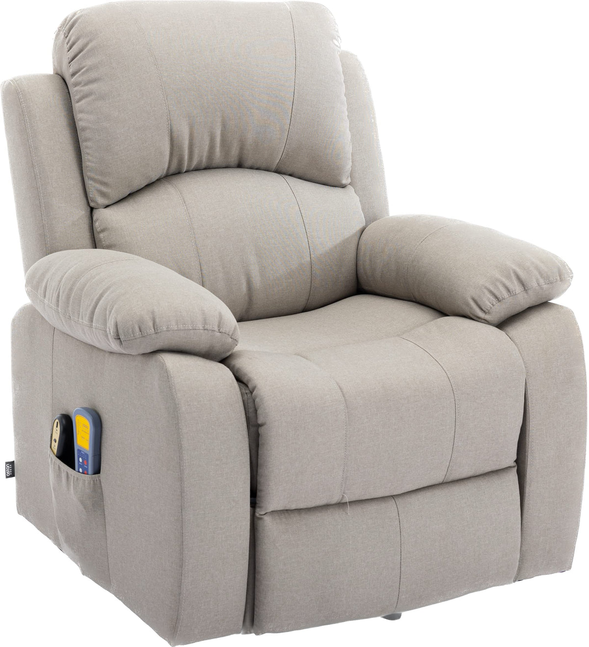 Astan Hogar Sillón Relax con Función Auto-Ayuda (Levanta Personas), Reclinación Eléctrica, Masaje Y Termoterapia, Modelo Ramón AH-AR30920GR