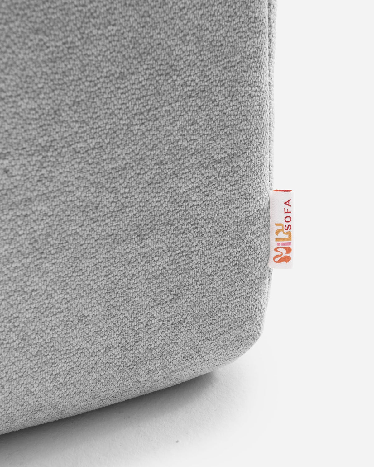 Sofá Modular 3 plazas con Chaise Longue, tapizado en Chenilla, Fundas de Cojines desenfundables (Gris Mineral, 3 plazas con Chaise Longue)