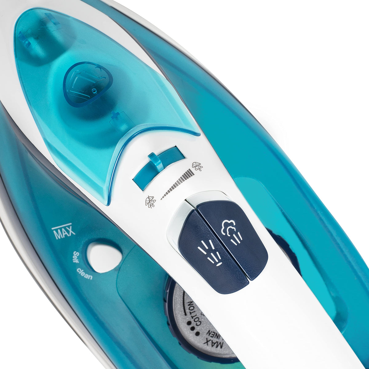 Tristar Plancha de Vapor, 2000 W, Suela de Cerámica, Ajustable, Vertical, Golpe hasta 70 g/min, Función de Autolimpieza, Depósito de Agua de 210 ml, Cable de 1,9 m, ST-8300, Azul