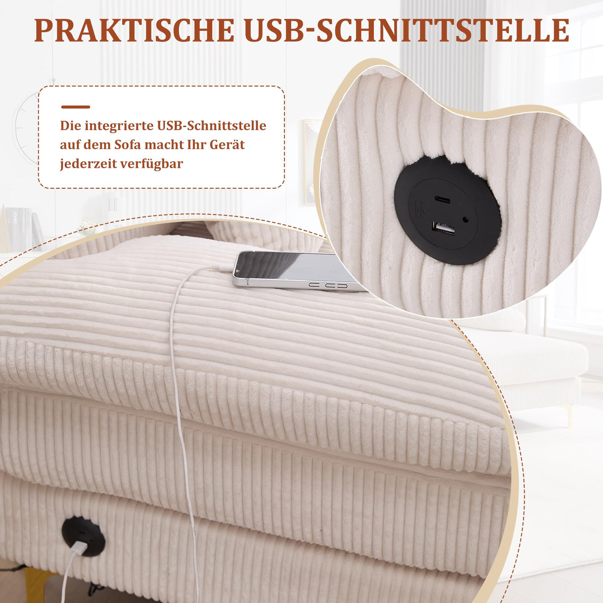 Lubvtti Sofá Moderno en U con iluminación Ambiental LED y Puerto USB+Type-C,sofá 4 plazas con 4 Cojines de Lujo y Respaldo ergonómico, sofá cheslong 4 plazas,Terciopelo,Negro