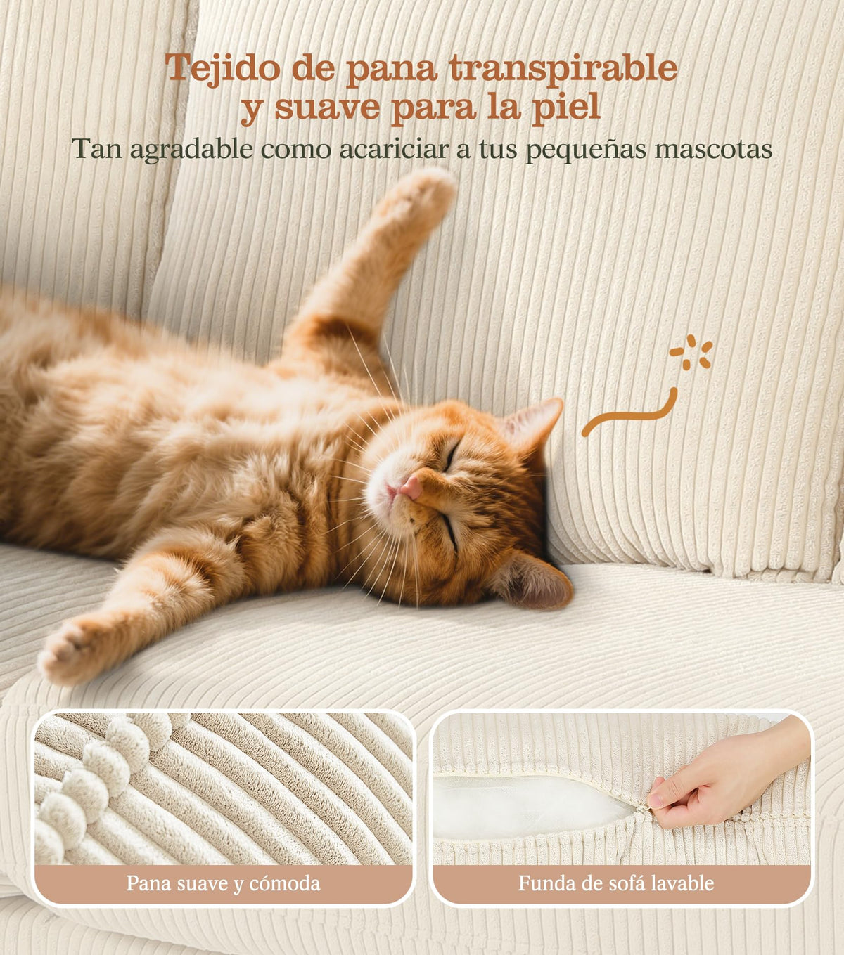 Kidirect Sofá de Pana de 3 plazas, 221 cm cómodo sofá de 53 cm Asientos Extra Profundos, sofá de salón Montaje sin Herramientas sofá Grande con 2 Cojines, sofá Moderno para Oficina,Verde Bosque