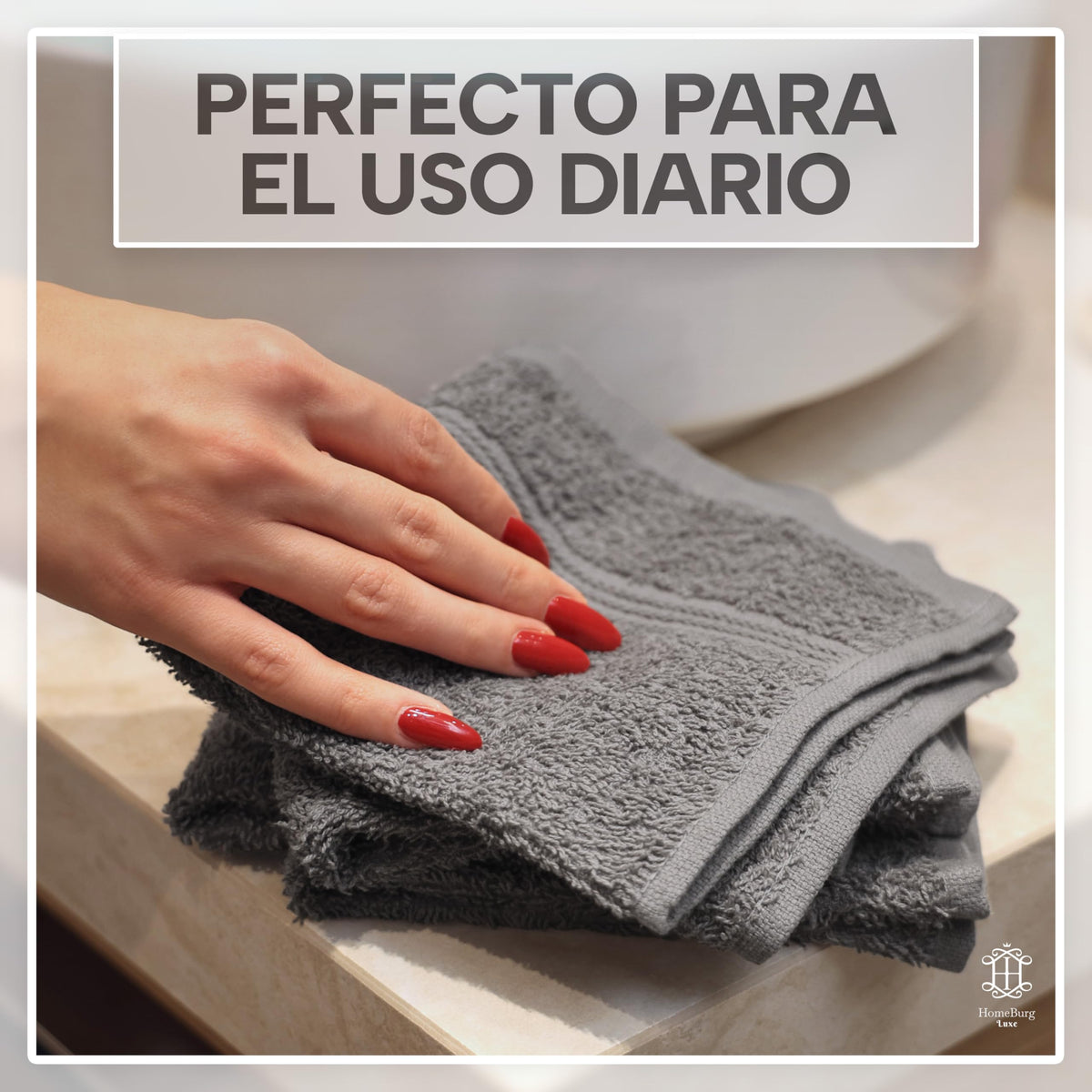 Luxe Set de 12 Toallas de Mano (Gants de Toilette) – 100% Algodón, Suaves & Absorbentes, Fáciles de Mantener, Premium para el Rostro, 30×30 cm, Verde Salvia