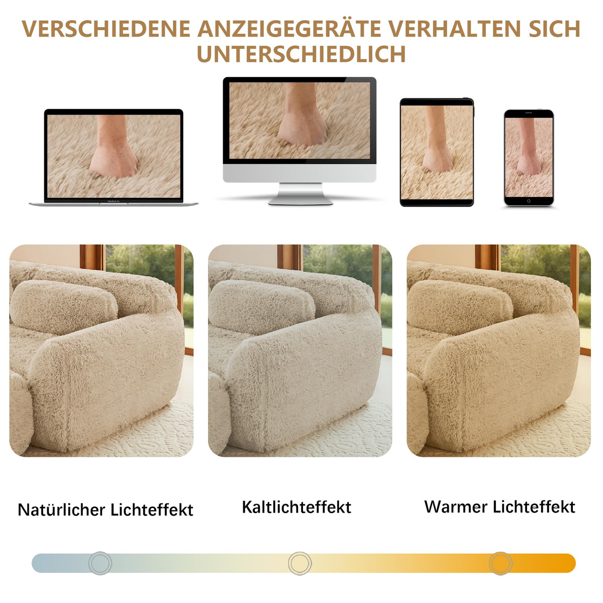 Sofá modular combinable en forma de L de 4 plazas, tejido de felpa con cojines, espuma de alta elasticidad, diseño chaise longue para salón o dormitorio (negro)