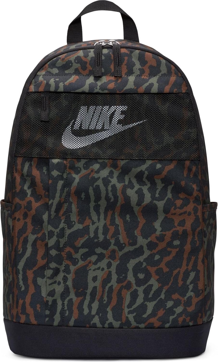 Nike Mochila unisex Nk Elmntl Bkpk - Caminal, negro, blanco, 21 L, Deportes