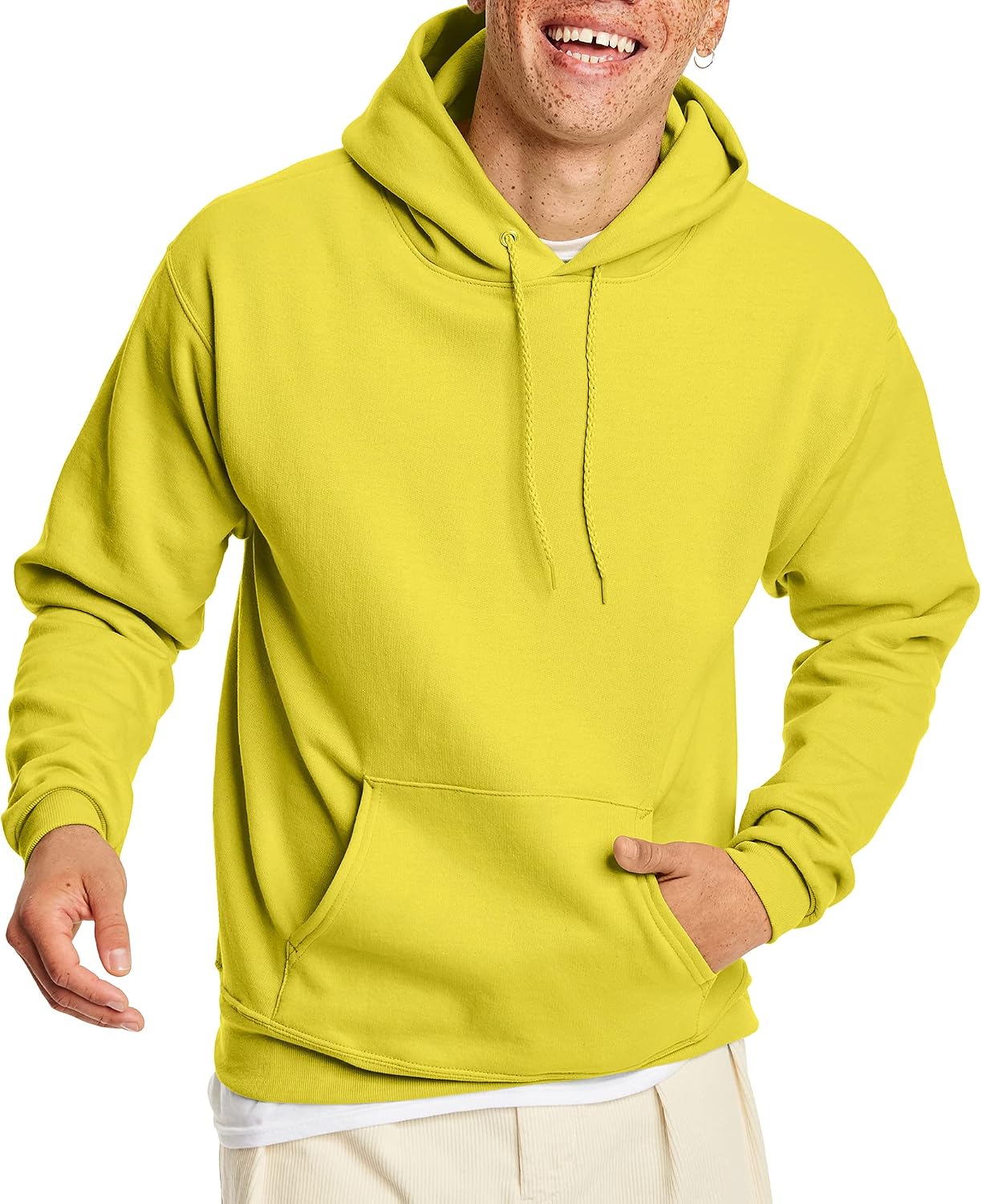 Hanes Men's Pullover EcoSmart Hooded Sweatshirt