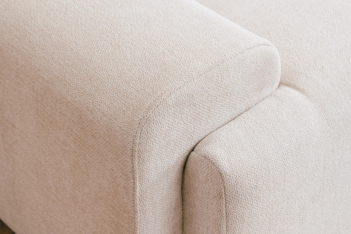 Sofá Modular 3 plazas con Chaise Longue, tapizado en Chenilla, Fundas de Cojines desenfundables (Gris Mineral, 3 plazas con Chaise Longue)