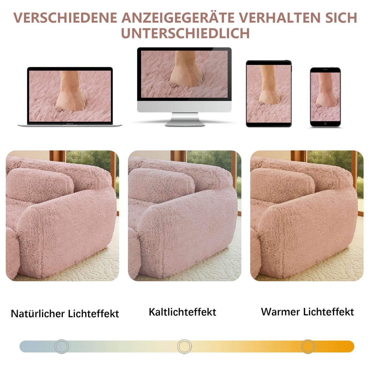Sofá modular combinable en forma de L de 4 plazas, tejido de felpa con cojines, espuma de alta elasticidad, diseño chaise longue para salón o dormitorio (negro)