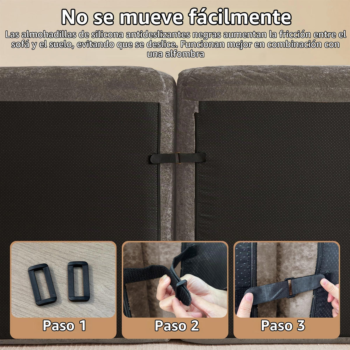 Sofá de esquina en forma de L de 4 plazas con reposapiés, sofá modular Cloud sin marcos de chenilla, sofá de estar suave, antideslizante, combinable de forma flexible, sin montaje, salón color