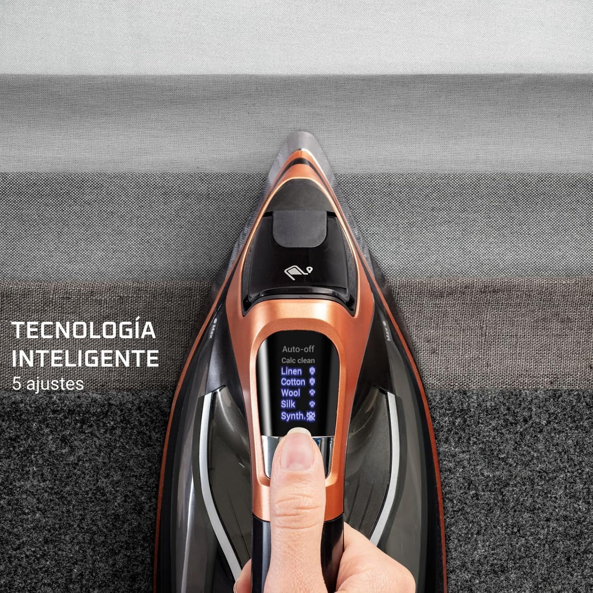 Rowenta Everlast Anticalc, Plancha de vapor, Golpe de vapor de 220 g/min