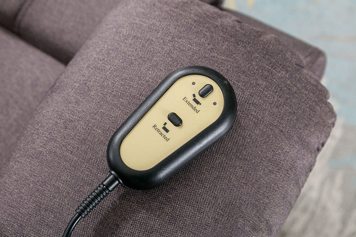 Astan Hogar Sillón Relax con Función Auto-Ayuda (Levanta Personas), Reclinación Eléctrica, Masaje Y Termoterapia, Modelo Ramón AH-AR30920GR