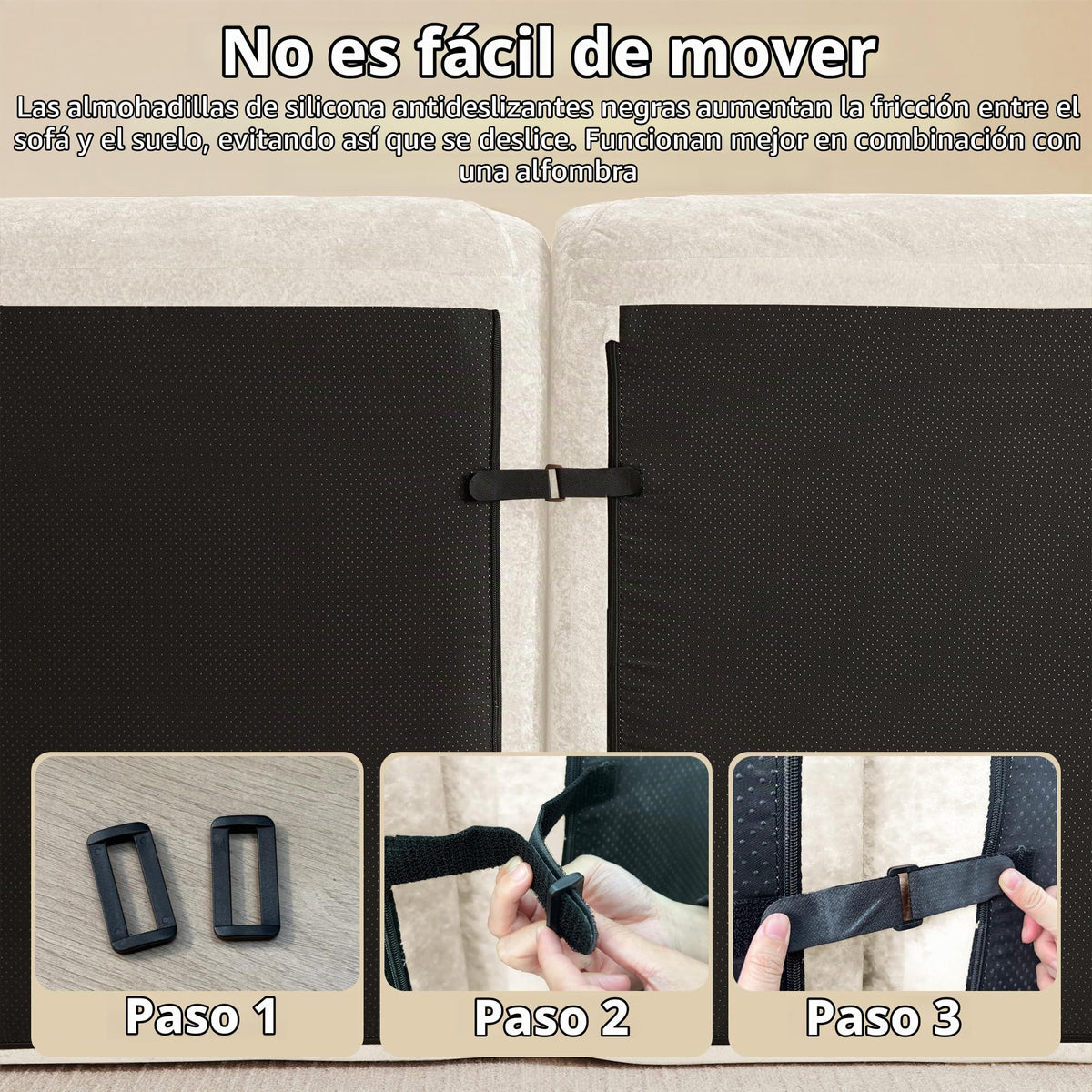 Sofá de esquina en forma de L de 4 plazas con reposapiés, sofá modular Cloud sin marcos de chenilla, sofá de estar suave, antideslizante, combinable de forma flexible, sin montaje, salón color