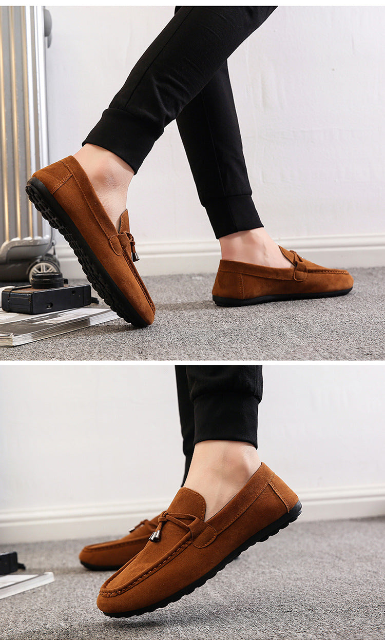 Men's loafers men's casual shoes, Korean style trendy cloth shoes, loafers, 2020 New