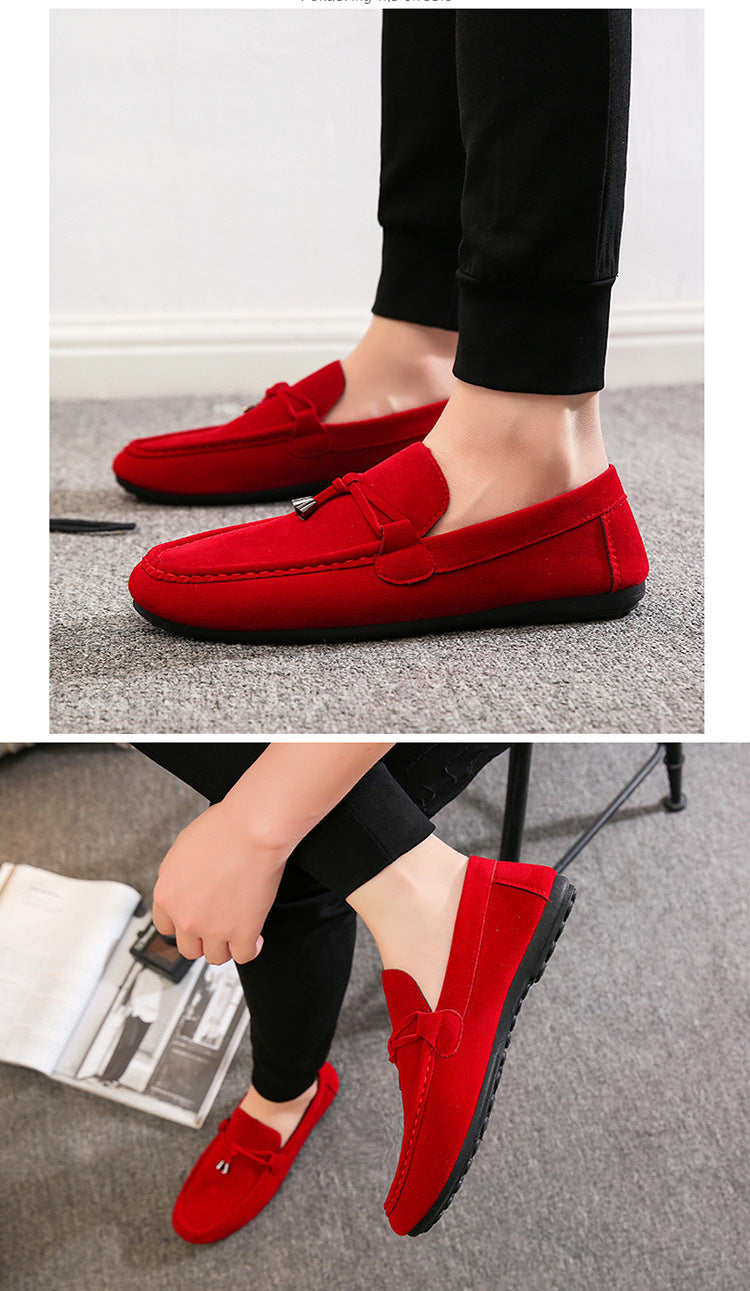 Men's loafers men's casual shoes, Korean style trendy cloth shoes, loafers, 2020 New