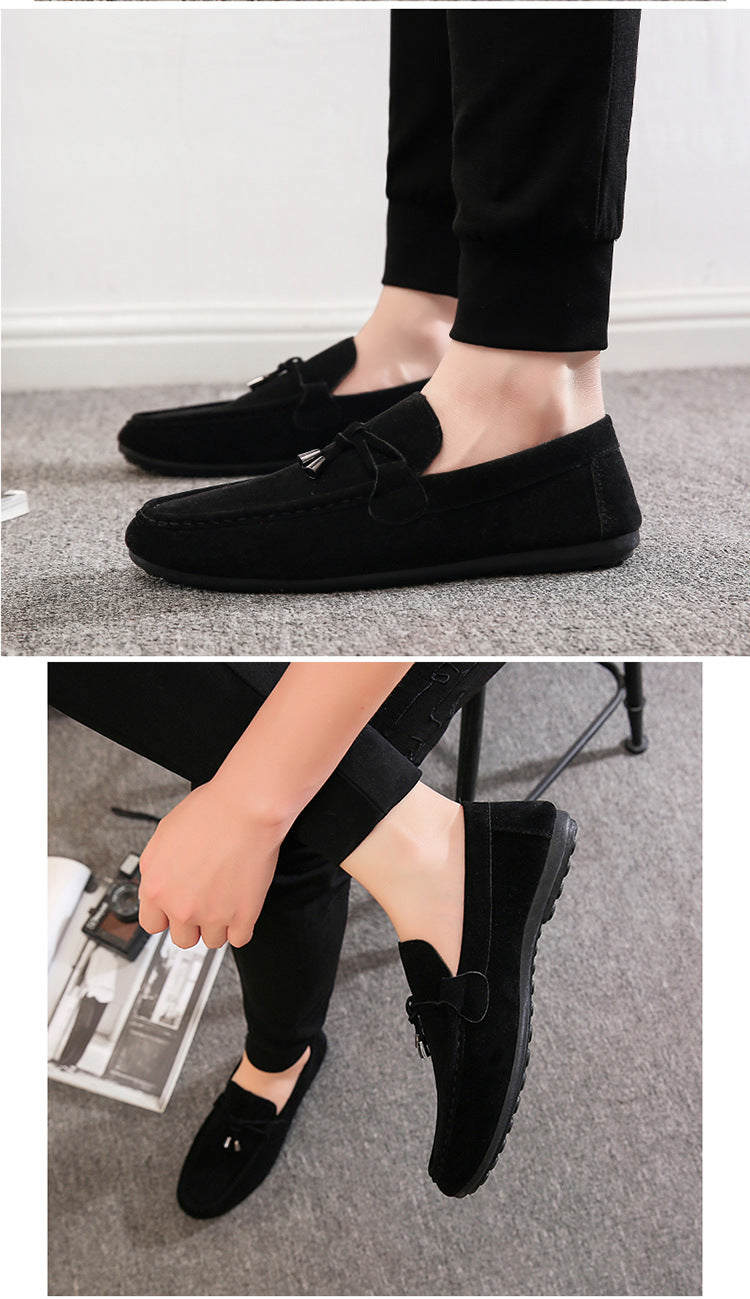 Men's loafers men's casual shoes, Korean style trendy cloth shoes, loafers, 2020 New