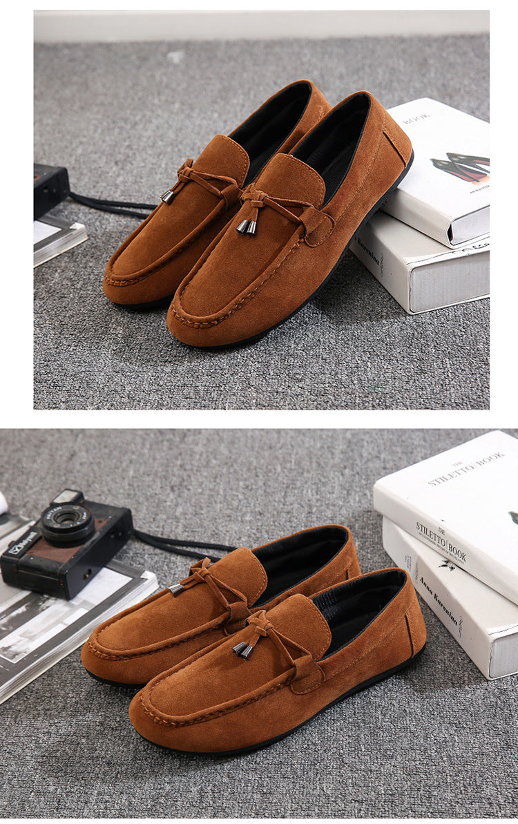 Men's loafers men's casual shoes, Korean style trendy cloth shoes, loafers, 2020 New