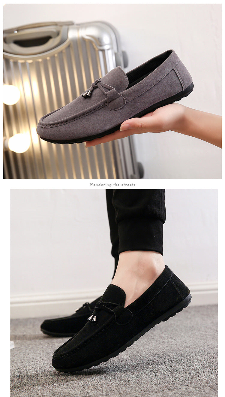 Men's loafers men's casual shoes, Korean style trendy cloth shoes, loafers, 2020 New