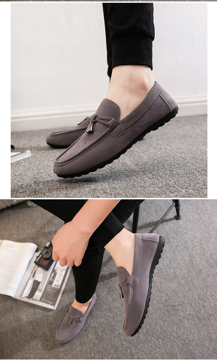 Men's loafers men's casual shoes, Korean style trendy cloth shoes, loafers, 2020 New
