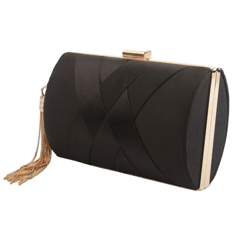 2018 New evening bag hand-woven hand-held shoulder crossbody chain evening bag wedding banquet dress bag