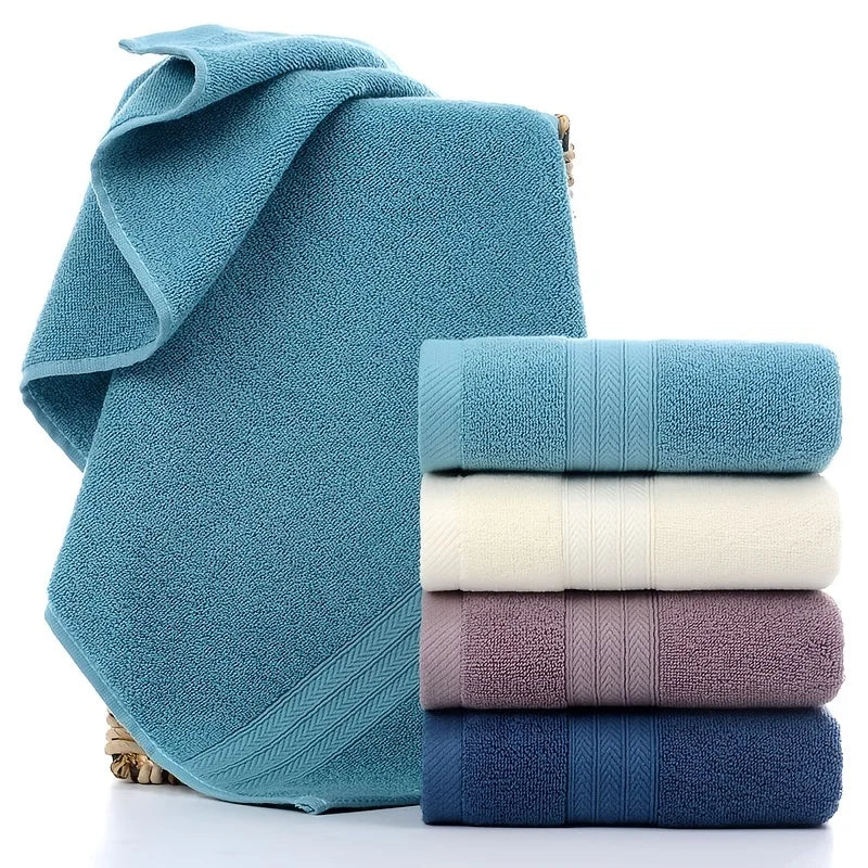 Juego de 1/4 Toallas de Algodón Suave (35x75cm), Toalla de Mano con Rayas Temáticas Espaciales, Paño Absorbente para Baño, Cara, Gimnasio y Spa