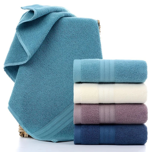 Juego de 1/4 Toallas de Algodón Suave (35x75cm), Toalla de Mano con Rayas Temáticas Espaciales, Paño Absorbente para Baño, Cara, Gimnasio y Spa