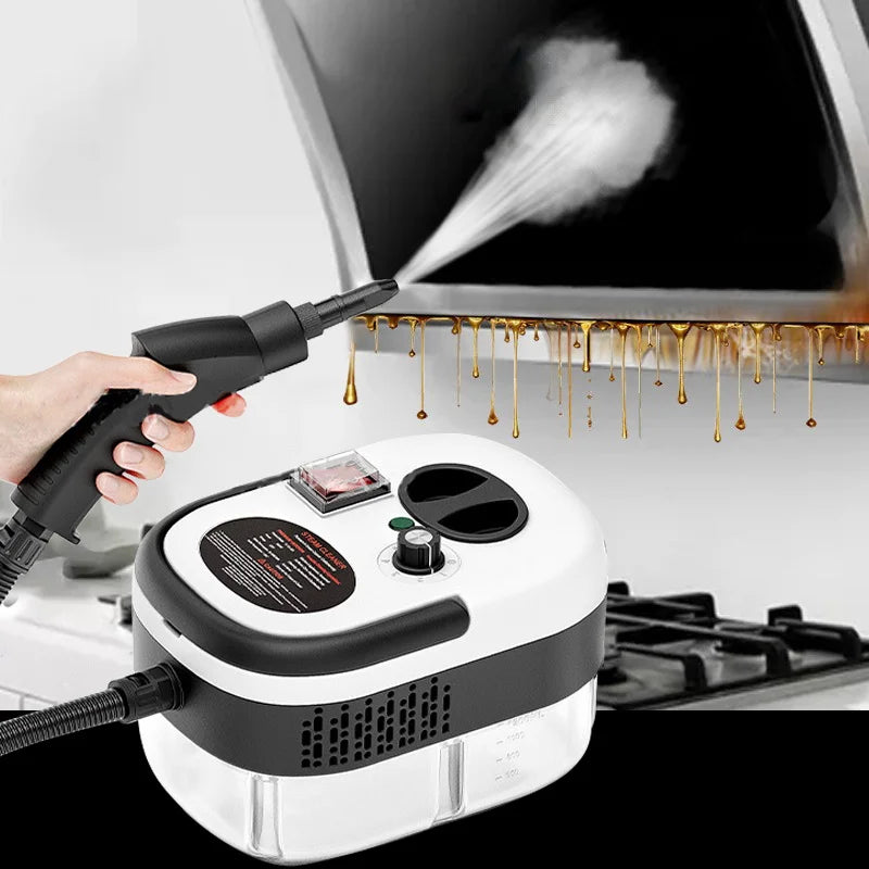 Temperatura y presión 2500W Limpiadores de vapor altos de mano Aire acondicionado Campana de cocina Limpieza a vapor para automóvil Limpieza a vapor de pisos
