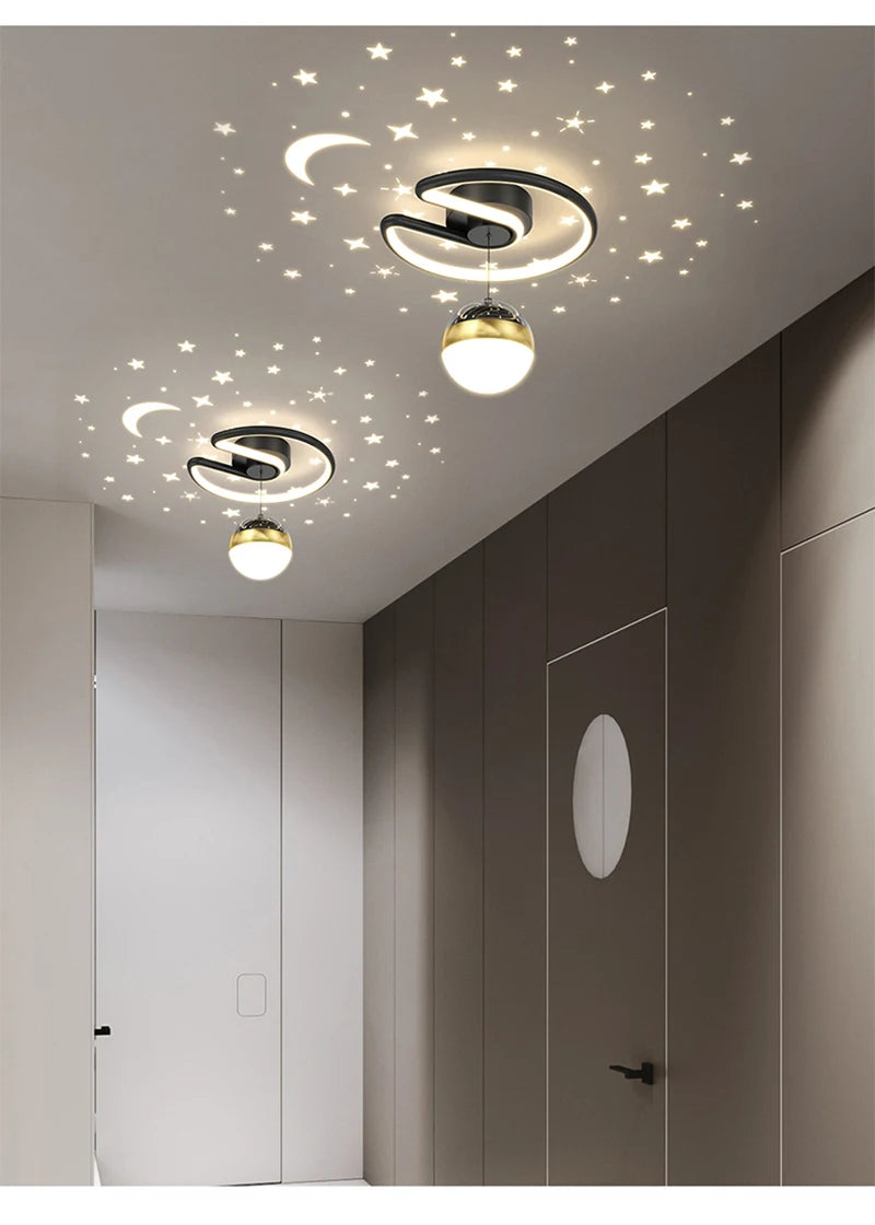 Luz de techo LED moderna, iluminación interior para dormitorio, sala de estar, cocina, comedor, pasillo, balcón, decoración del hogar, lámpara de techo