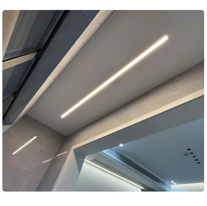Luces de techo para balcón, lámpara LED de tira larga para pasillo, dormitorio, comedor, sala de estar, guardarropa, lámpara de techo, decoración de cocina de isla