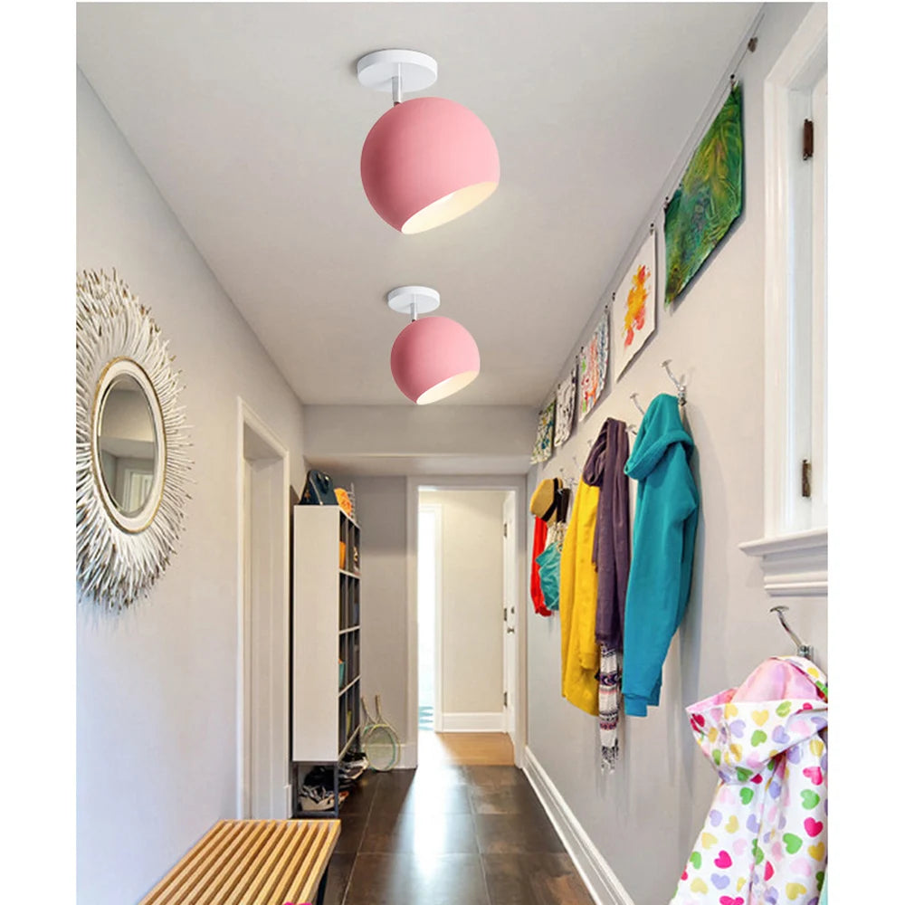 Luces LED de techo modernas, lámpara nórdica para pasillo, balcón, entrada, escalera, cocina, accesorios para el hogar
