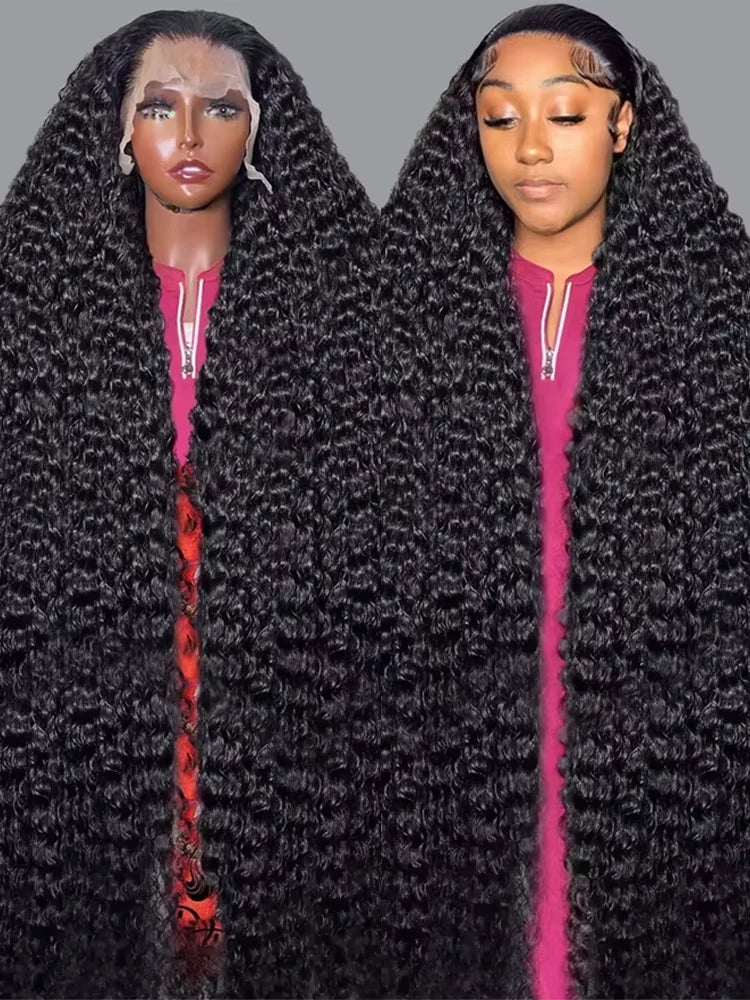 SoGreat peluca de encaje Hd rizada de onda profunda, cabello humano 13x6, peluca negra Natural, cabello humano 13x4, cabello brasileño prearrancado Frontal de encaje