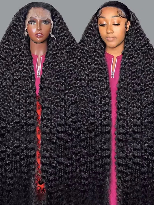 SoGreat peluca de encaje Hd rizada de onda profunda, cabello humano 13x6, peluca negra Natural, cabello humano 13x4, cabello brasileño prearrancado Frontal de encaje